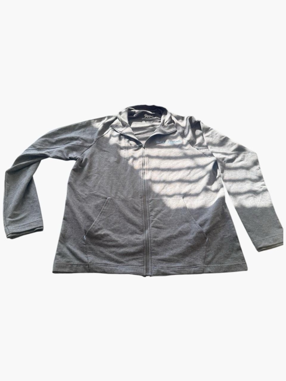 Full Zip Up Track Jacket MGM Grand Las Vegas Gray — Unisex XL